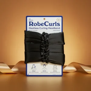 RobeCurls Original Heatless Hair Curler, Black