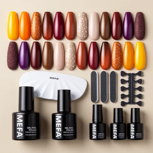 MEFA Gel Nail Polish, 19 Pieces