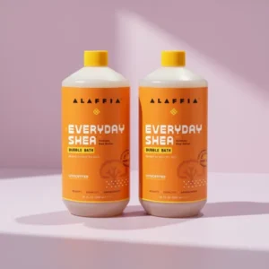 Alaffia Everyday Shea Bubble Bath, 32 oz, 2-Pack