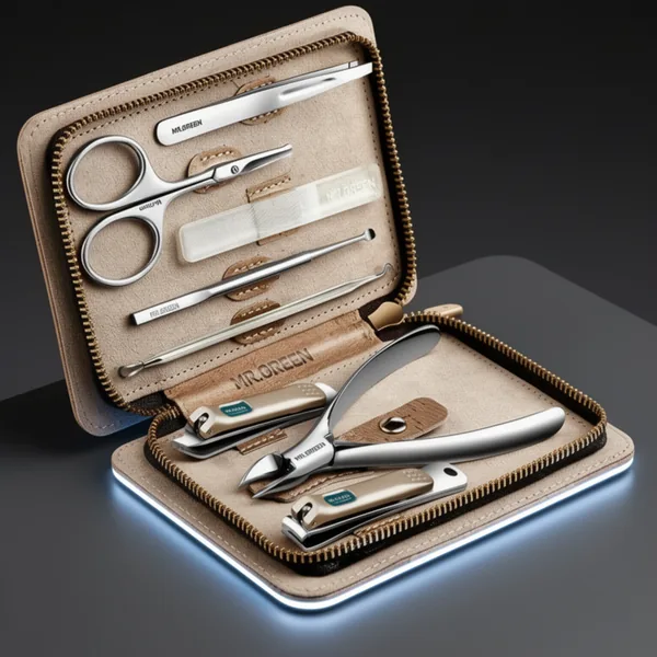 MR.GREEN Manicure Sets Pedicure Kits Stainless, Gray