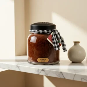 A Cheerful Giver Nutmeg & Spice Papa Scented Candle, 34 oz, Brown