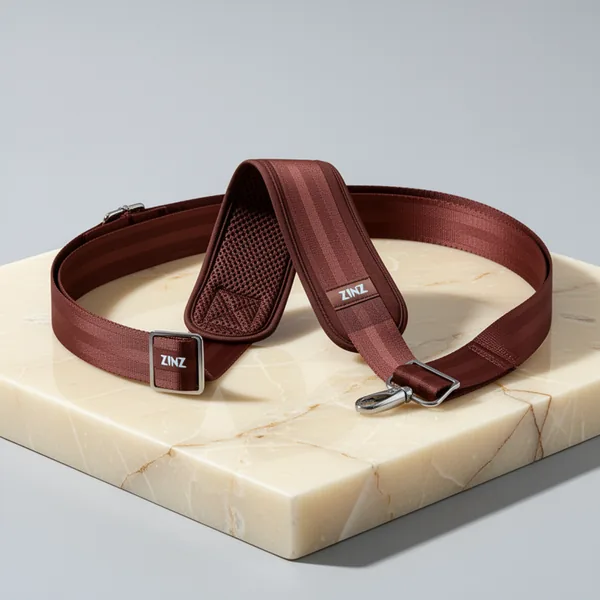 ZINZ 79 Inch Shoulder Strap, Brown