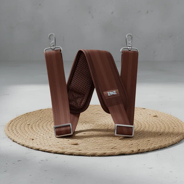 ZINZ 79 Inch Shoulder Strap, Brown