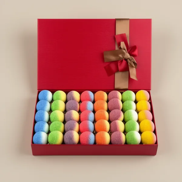 Organic Bath Bombs for Women and Men, 40 Pieces