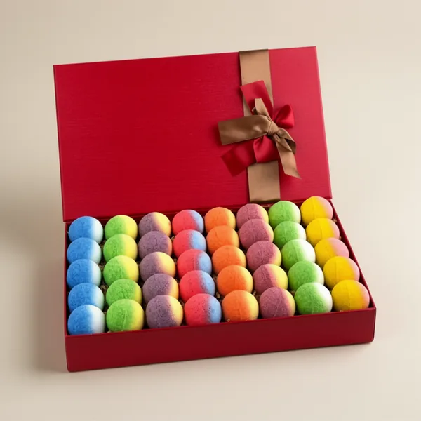 Organic Bath Bombs for Women and Men, 40 Pieces