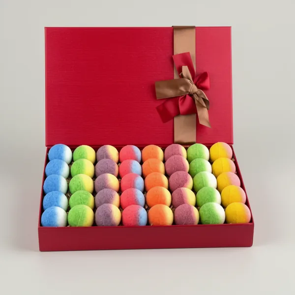 Organic Bath Bombs for Women and Men, 40 Pieces