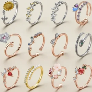 TAMHOO 9/12/15/ Open Rings Set for Women, 16 Pieces