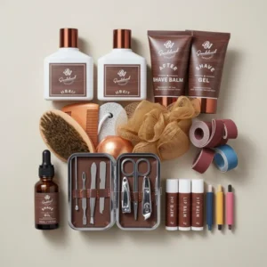 Sandalwood Bath & Body Care Gift Basket, 21 Pieces