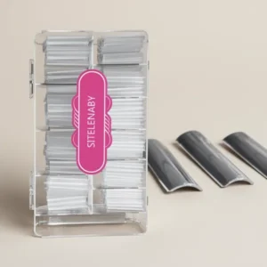 SITELENABY No C Curve Square Nail Tips XXL Acrylic Nail Tips Square, 500 Pieces