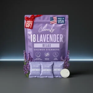 Cleverfy Lavender Shower Steamers, 18-Pack