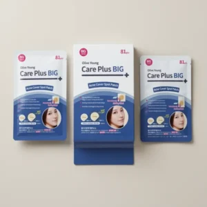 OLIVE YOUNG Care Plus Spot Patch Big Hydrocolloid Patch, 81 Count