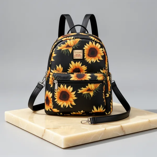 Cusangel Small Sunflower Backpack, 12-Inch