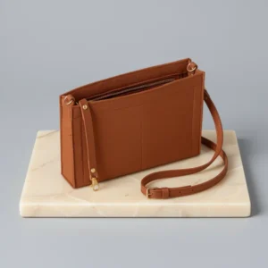 Felt Purse Organizer, Brown