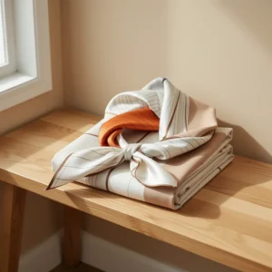 PoeticEHome 100% Mulberry Silk Square Scarf for Women