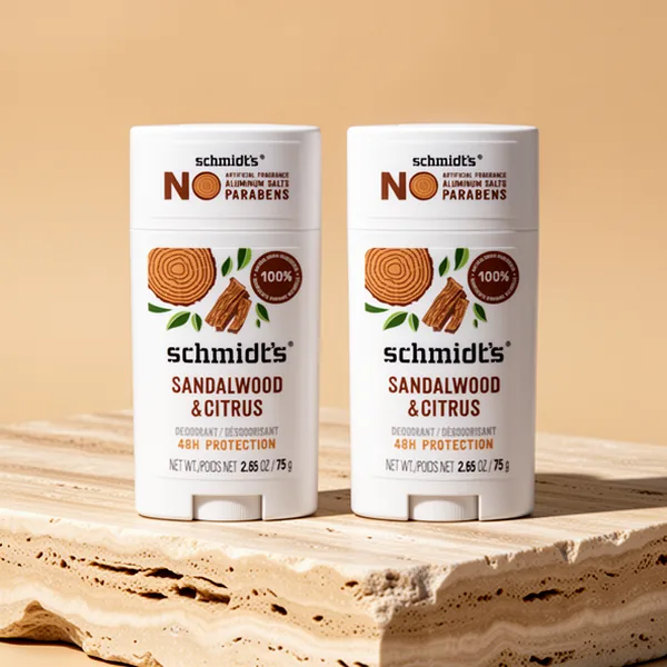Schmidt's Aluminum Free Natural Deodorant, 2.65 oz, 2 Count