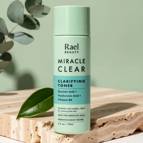 Rael Miracle Clear Toner for Face, 5.1 oz