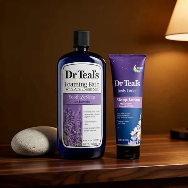 Dr Teal's Foaming Bath & Body Lotion, 42 oz, 2-Pack