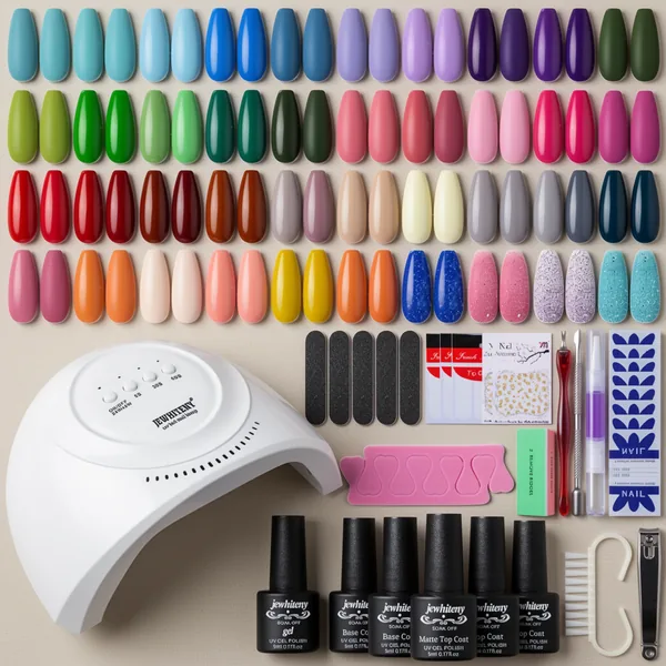 JEWHITENY Gel Nail Polish, 45 Pieces