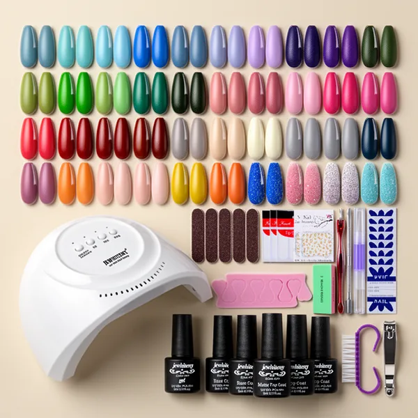 JEWHITENY Gel Nail Polish, 45 Pieces