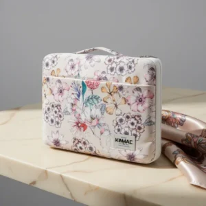 Kinmac Floral Pattern 360 Protective Water Resistant Laptop Case, 13-Inch