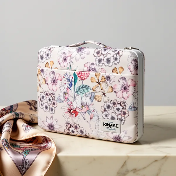 Kinmac Floral Pattern 360 Protective Water Resistant Laptop Case, 13-Inch