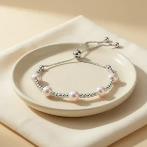 LeCalla 925 Sterling Silver Sliding Bolo Bracelet