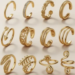 Sanfenly Toe Rings for Women, 12 Pieces