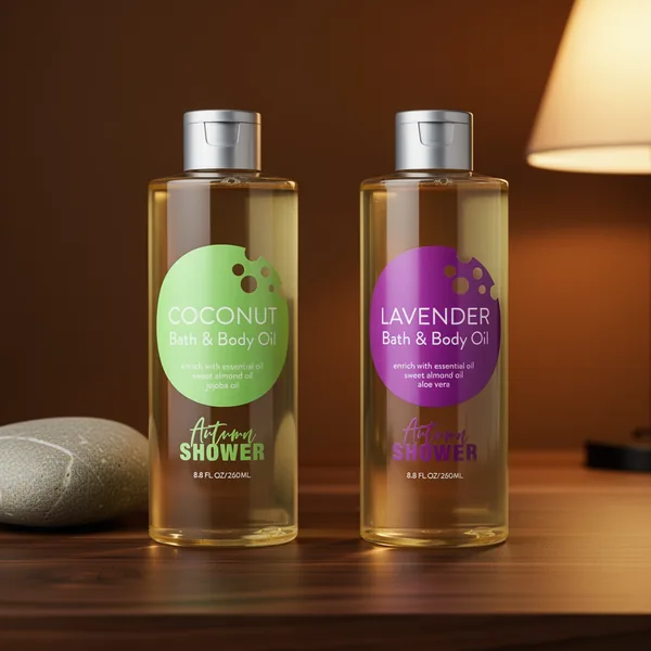 Bath and Body Oil, 17.6 fl oz, 2-Pack