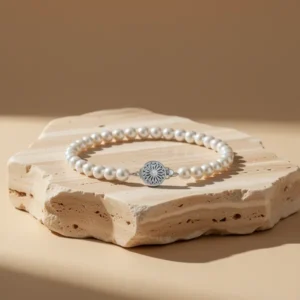 White Pearl Strand Necklace