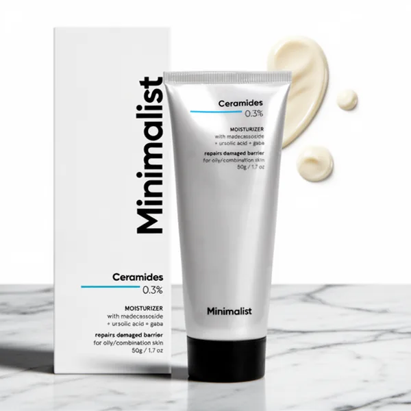 Minimalist 0.3% Ceramide Madecassoside Face Moisturizer, 1.7 oz