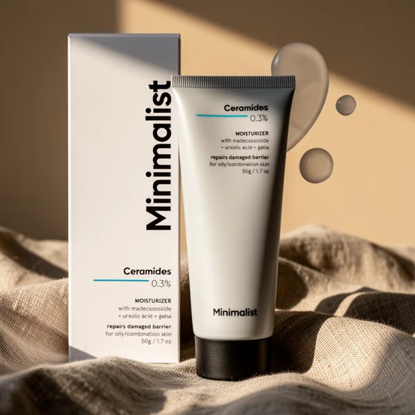 Minimalist 0.3% Ceramide Madecassoside Face Moisturizer, 1.7 oz