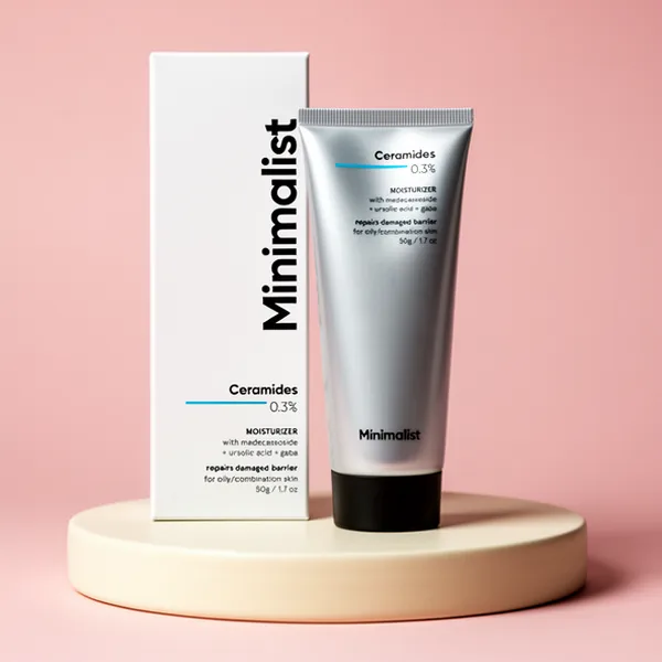 Minimalist 0.3% Ceramide Madecassoside Face Moisturizer, 1.7 oz