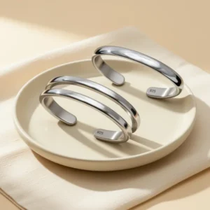 LeCalla 925 Sterling Silver Minimalist Toe Rings