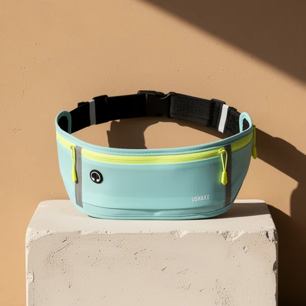 USHAKE Slim Running Belt Bounce Free Fanny Pack