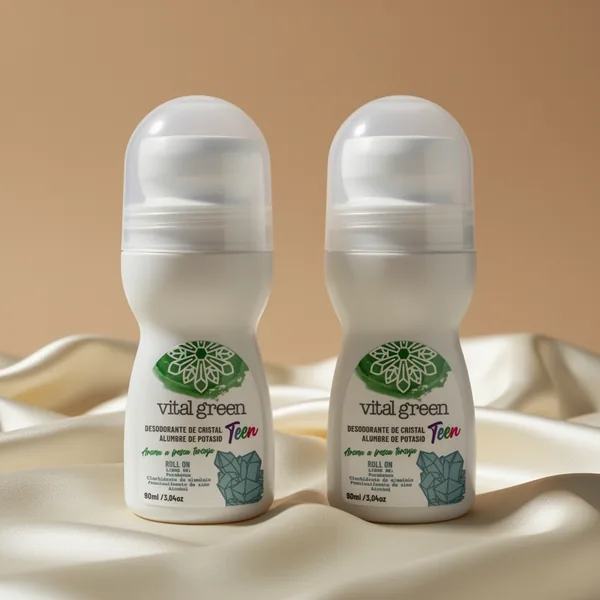 Vital Green Kids Roll-on Deodorant, 2-Pack