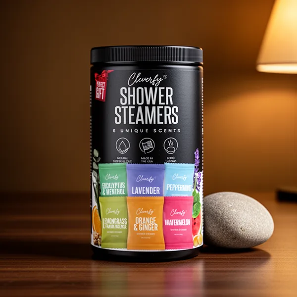Cleverfy Shower Steamers Aromatherapy, 6 Tablets