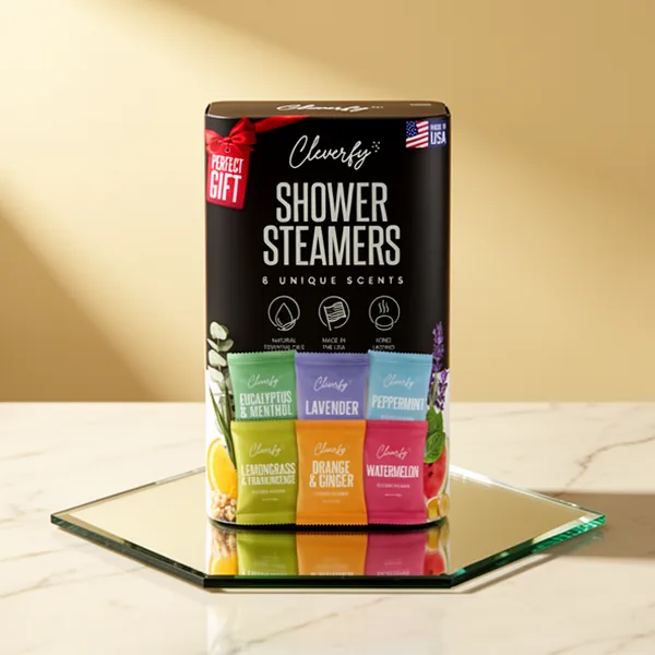 Cleverfy Shower Steamers Aromatherapy, 6 Tablets