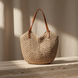 Summer Casual Straw Tote Bag