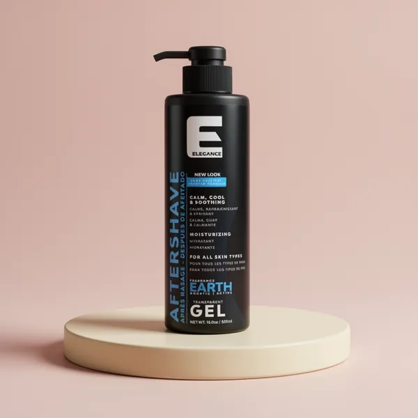 Elegance After Shave Lotion for Men, 500 ml, Blue