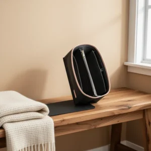 Doxo Felt Purse Organizer Insert, 2 Pieces, Black