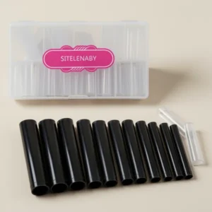 SITELENABY No C Curve 3XL Square Nail Tips-Clear Acrylic Nails Square, 360 Pieces