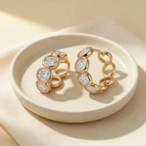 MYEARS Women Gold-Tone Earrings