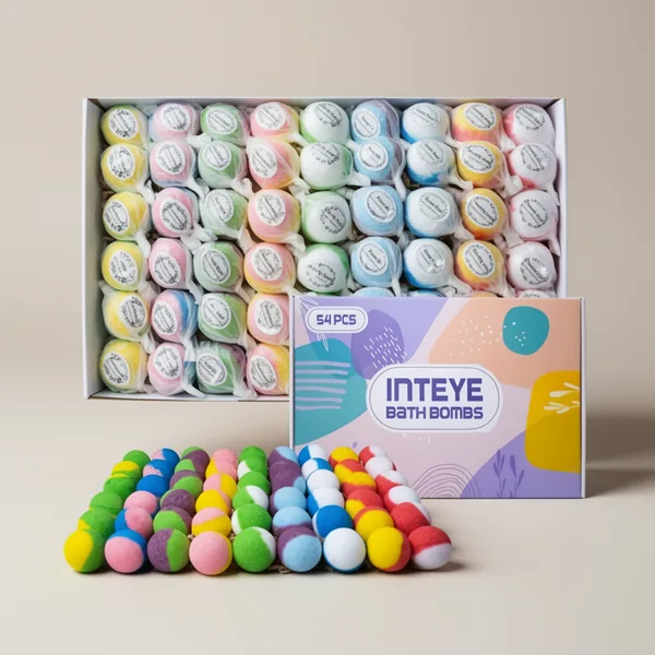 INTEYE Luxury Bath Bombs, 54 Pieces