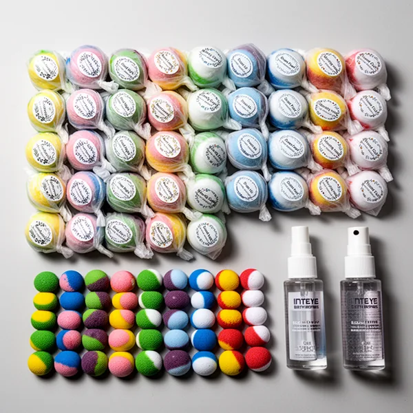 INTEYE Luxury Bath Bombs, 54 Pieces