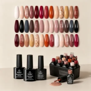 Beetles Fall Gel Nail Polish, 23 Pieces