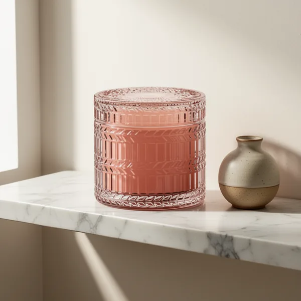 Hidden Label Sandalwood Rose Scented Candle, 7.4 oz
