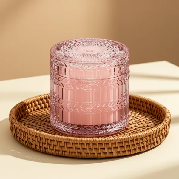 Hidden Label Sandalwood Rose Scented Candle, 7.4 oz