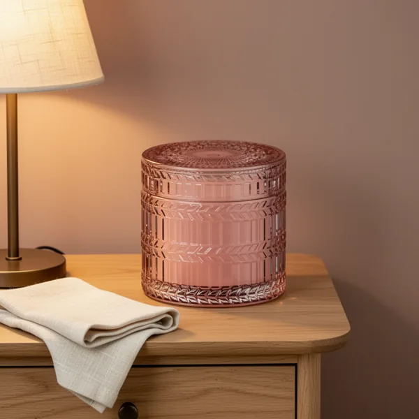 Hidden Label Sandalwood Rose Scented Candle, 7.4 oz