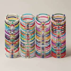 Jexine Evil Eye Bracelets, 96 Pieces
