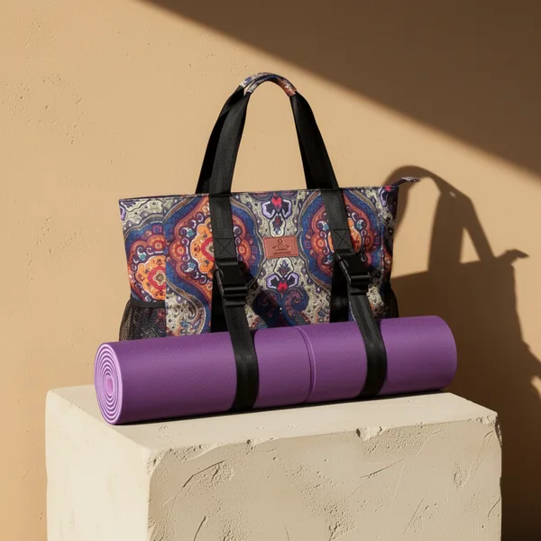 Heathyoga Multi-Functional Yoga Mat Carrier Gym Tote Bag